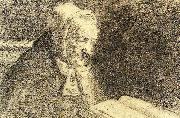 portraet af gamle fru brondum Michael Ancher